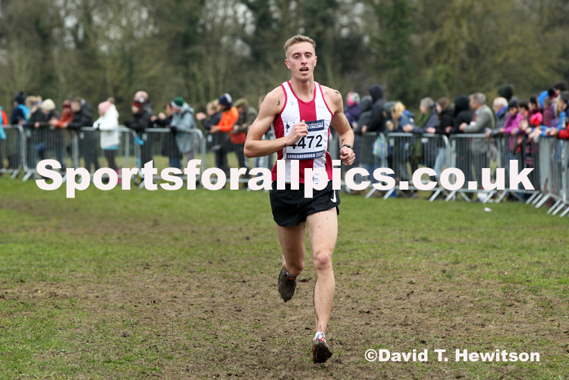 Senior men, 2020 British Athletics Inter Counties Cross Country Champs., Prestwold Hall, Loughborough. Photo: David T. Hewitson/Sports for All Pics